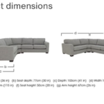 Furniture Village "Warm Grey" Elora Combination Sofa Set - corner sofa, chair, and ottoman